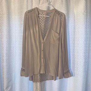 Free People The Best Button Down Blouse